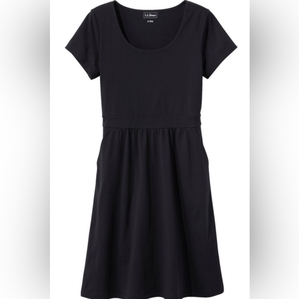 L.L.Bean Easy Cotton Fit-and-Flare Dress NWT 2X
